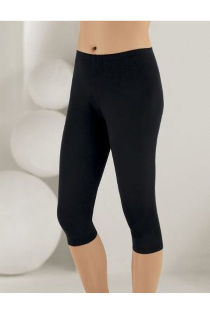 Women's Lycra Black Knee High Leggings Mb882-Sy