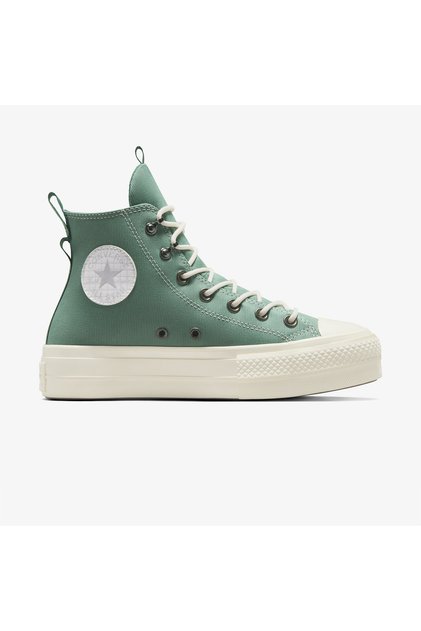 Chuck Taylor All Star Lift Platform Play On Utility Kadın Yeşil Sneaker