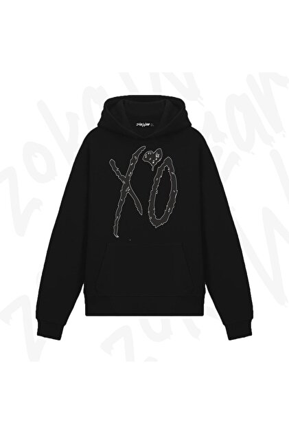 The Weeknd, Xo Design Printed Hooded Sweatshirt