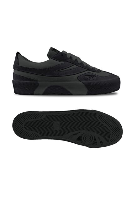 Superga 1499 9ts Court Unisex Gri-Siyah Bileksiz Sneaker - Fiyatı