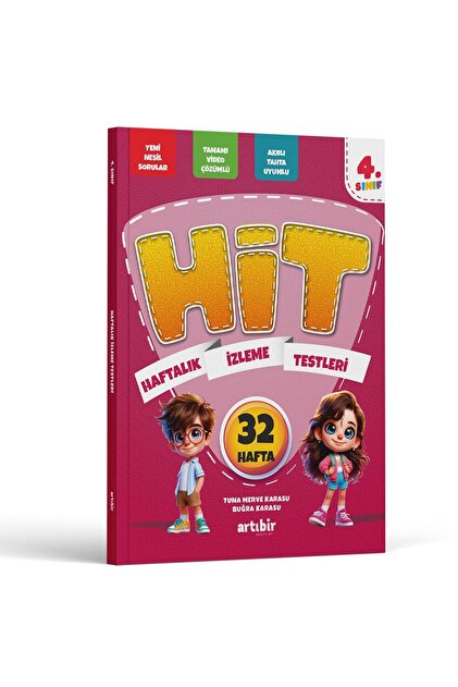Artıbir Yayınları 4 Sınıf (Hit) Haftalık İzleme Testleri - Fiyatı