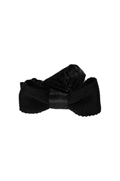 Boy's Black Knitwear Bow Tie