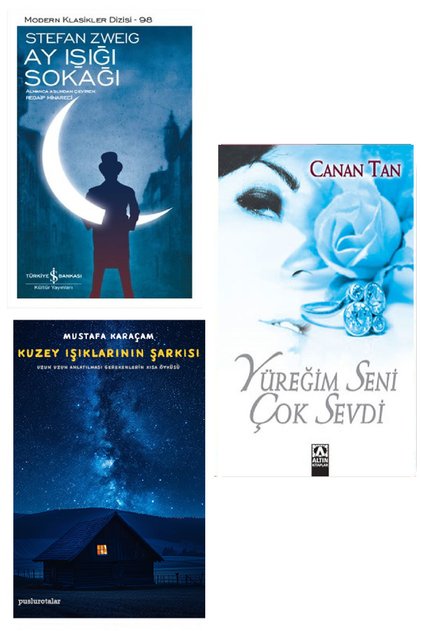 Yüreğim Seni Çok Sevdi - Canan Tan + Ay Işığı + Kuzey Işıklarının Şarkısı (Koleksiyon Kitap)