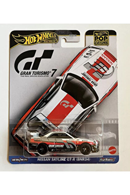 HOT WHEELS Gran Turismo 7 1/64 Nissan Skyline GTR R34 Koleksiyon