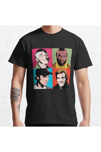 Loose Fit Unisex The A-warhol Team Design Printed T-shirt