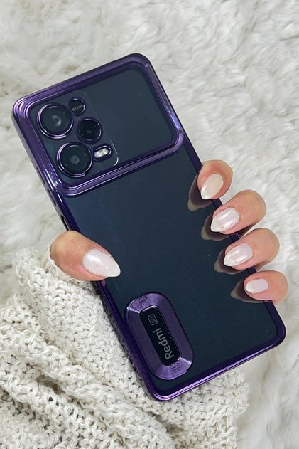 Redmi Note 12 Pro 5g (Overseas) Camera Protected Transparent Logo Showing Edges Shiny Luxury Omega