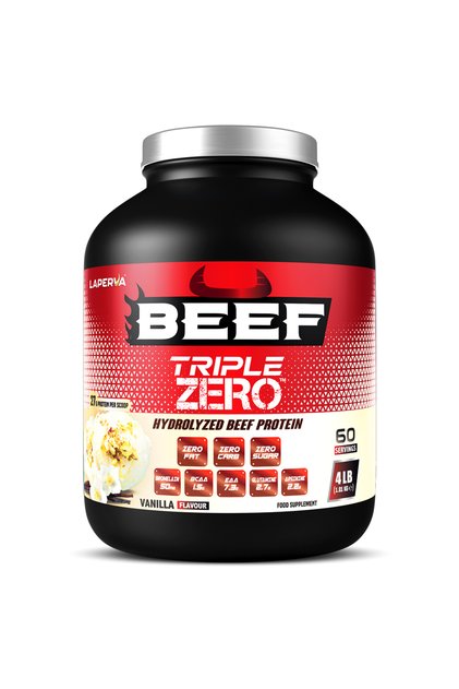 Beef Triple Zero Hydrolyzed, Vanilla, 4 Lb,halal Certified.