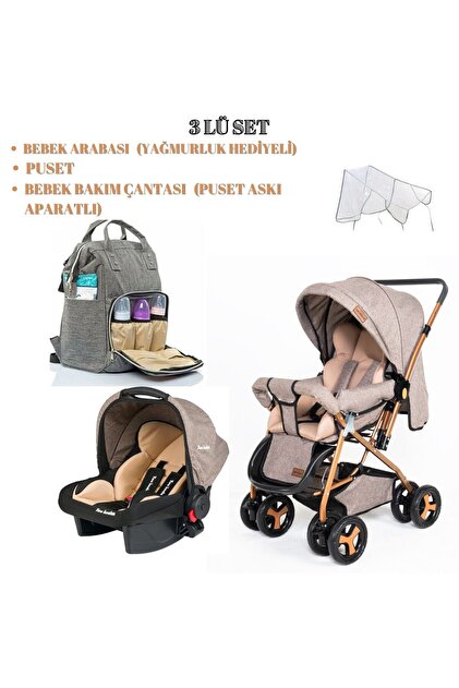 Ünal Travel Sistem Bebek Arabası Taşıma Puseti Ve Anne Bebek Bakım