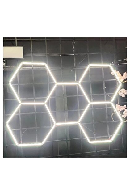 360 Watt Anzer Petek Şeklinde Led Linear Aydınlatma Armatürü Beyaz Işık YL76-1360