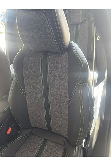 PEUGEOT 2008 2024 -ORTA GRİ KETEN- KENAR DERİ