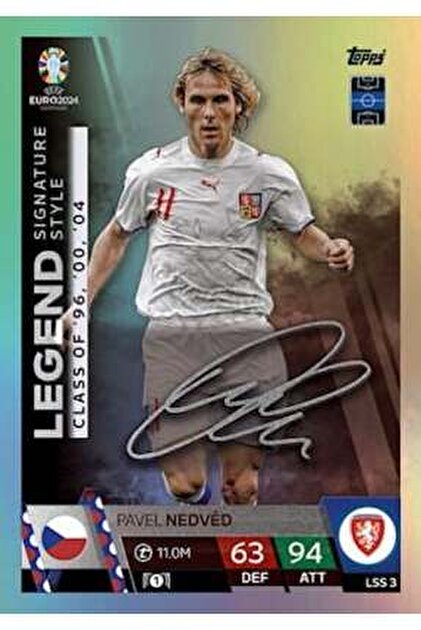 Topps Match Attax Euro 2024 Futbol Kartları Legend Signature Style
