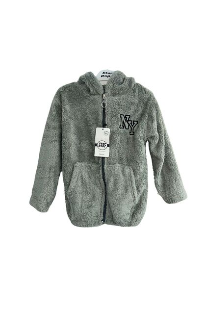 Plush Cardigan for Children 3-12 Years
