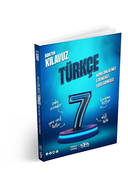 Kva Yayınları 7. SINIF ÖĞRETEN KILAVUZ TÜRKÇE KONU ANLATIMLI