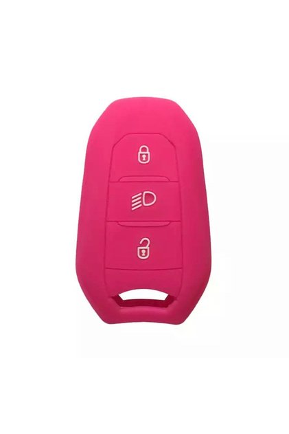 سيتروين C5 C3 Aircross C4x غطاء مفتاح بدون سوستا موديل وردي داكن