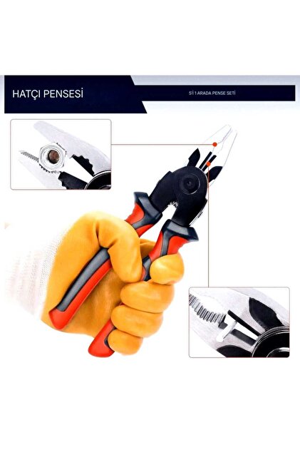 Genel Markalar Çok Amaçlı Pense 8 inç 5 1 Pense Aracı Set - Fiyatı