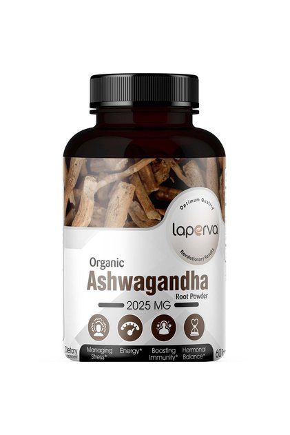 Organic Ashwagandha 2025 mg, 60 Tablets, Managing Stress, Increases Energy