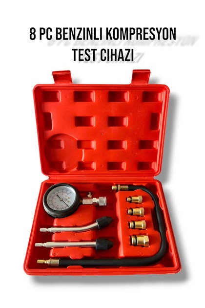 8 Parça Motor Kompresyon Test Cihazı Nt0031