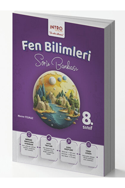 Mozaik Yayınları İntro 8. Sınıf Fen Bilimleri Soru Bankası