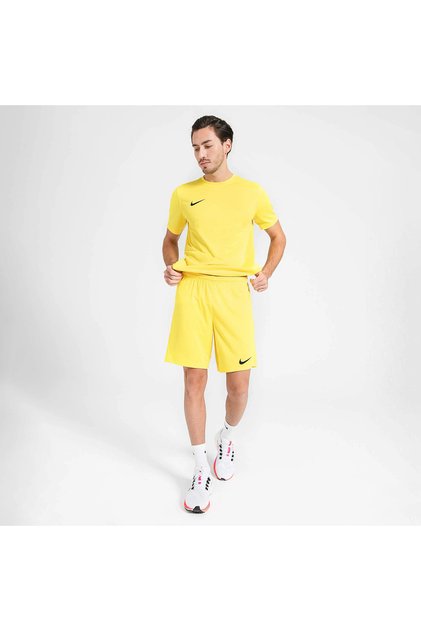 Park III Dri Fit Erkek Sarı Şort
