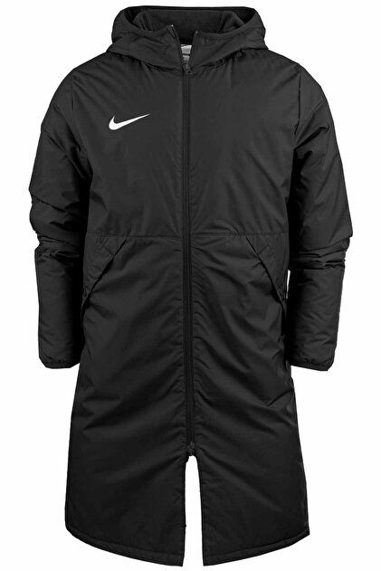 Nike Erkek Siyah Uzun Parka /Kaban Suya Dayanıklı Termal Mont