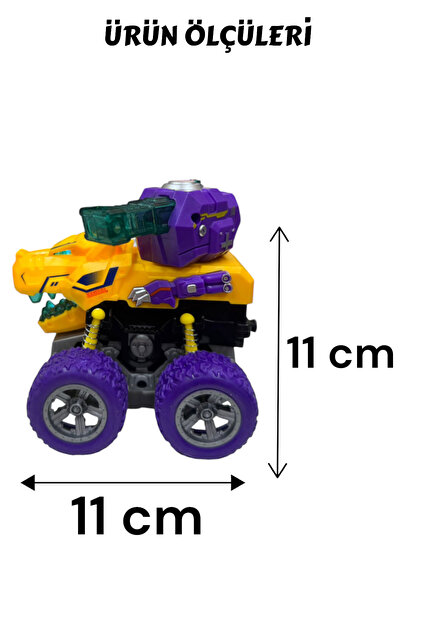 YILDIRIM OYUNCAK Sürtmeli Sesli Işıklı Ağız Kısmı Açılabilen 11 cm