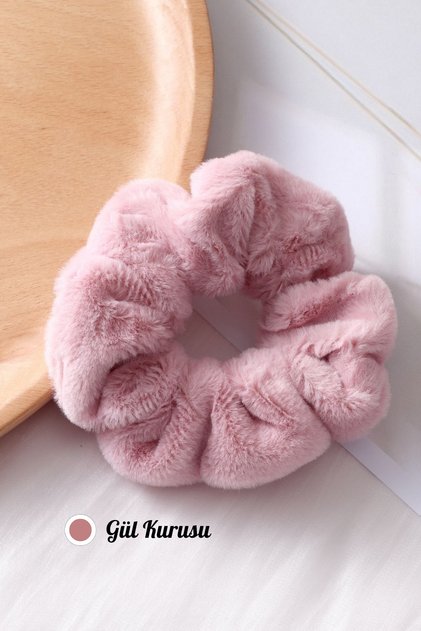 Women's Plush Soft Furry Bagel Hair Clip