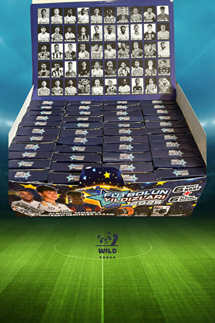 wildpanda Futbolun Yıldızları 2025 48 Kutulu Devasa Paket Albümü