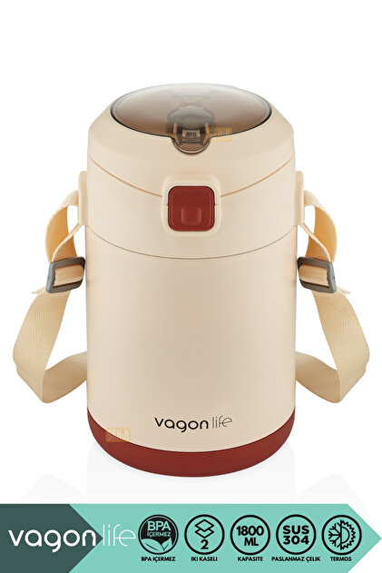 Vagonlife Bento 1800ml Lunchbox Yeni Koleksiyon 2 Kaseli 4-6Saat