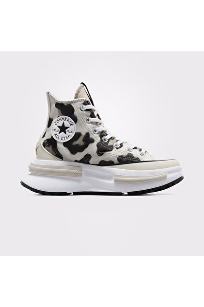 Converse Run Star Legacy Cx Platform Leopard Love Kadın Krem