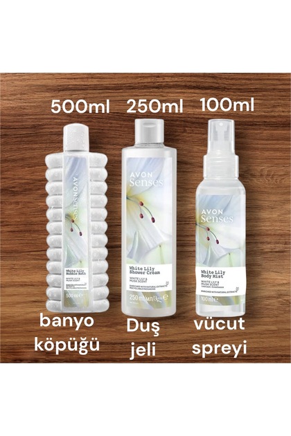 OV Beauty Essence SR 420ml 2本セット Avon BEYAZ ZAMBAK DUŞ JELİ SET - Fiyatı, Yorumları