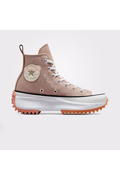 Converse Run Star Hike Platform Scribble Unisex Bej Sneaker