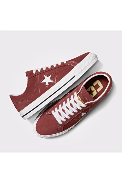 Converse Cons One Star Pro Unisex Bordo Sneaker - Fiyatı, Yorumları