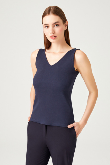 Corded Knitted Tank Top