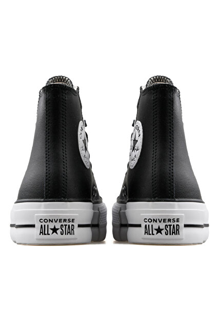 Converse Chuck Taylor All Star Leather Platform Kadın Siyah