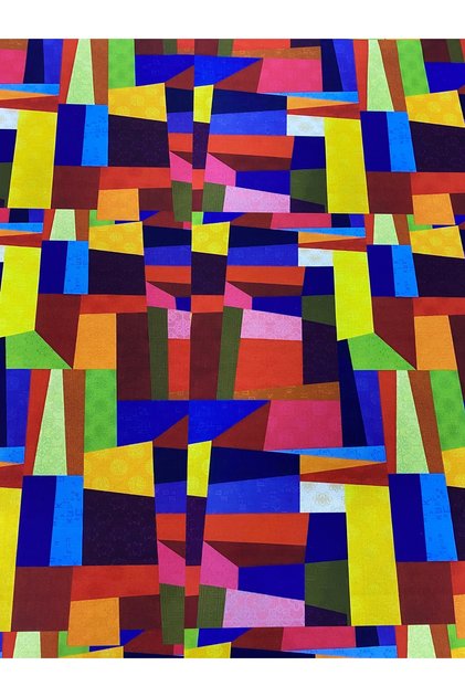 Ethnic Pattern Colorful Luanda Fabric