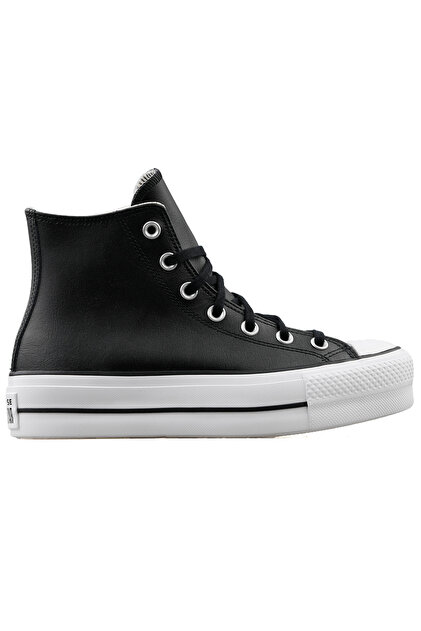 Converse Chuck Taylor All Star Leather Platform Kadın Siyah