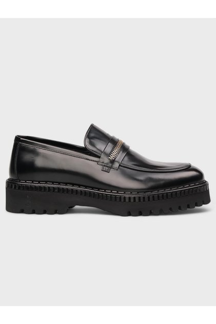 Men's summer casual shoes - 189 55101 - black opening