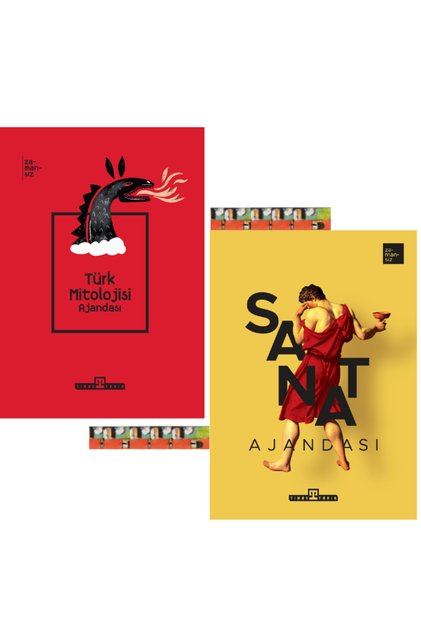 Sanat Ajandası (Zamansız, Fleksi Kapak)-Türk Mitolojisi Ajandası (Fleksi Cilt)