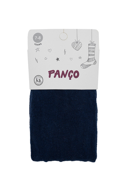 Girl's Cotton Navy Blue Pantyhose