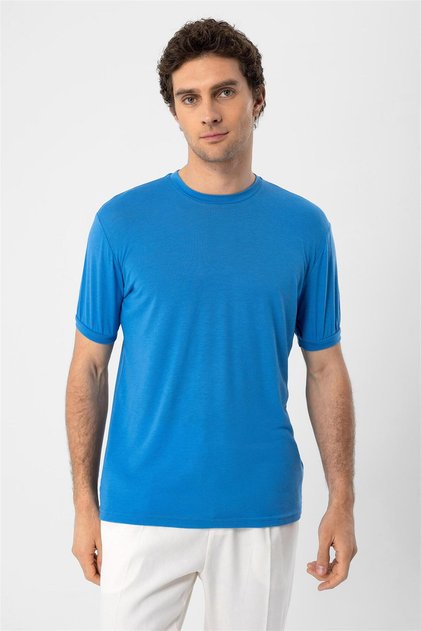 Bisiklet Yaka Erkek T-Shirt