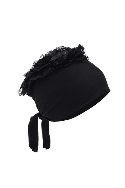 Armi̇ne Ruffled Bonnet Black