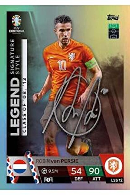 Topps Match Attax Euro 2024 Futbol Kartları Legend Signature Style