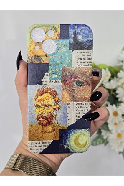 Iphone 13 Uyumlu Van Gogh Baskılı Telefon Kılıfı