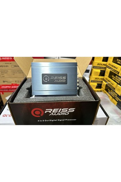 RS-4DSP8 8 KANAL İŞLEMCİ + 4 KANAL AMFİ BLUETOOTH UZAKTAN KUMANDA