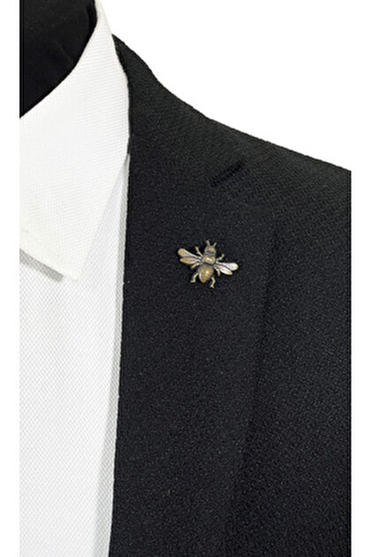 Dgt Luxury Vintage Geyik Başı Broş, Erkek Takım Elbise İğnesi