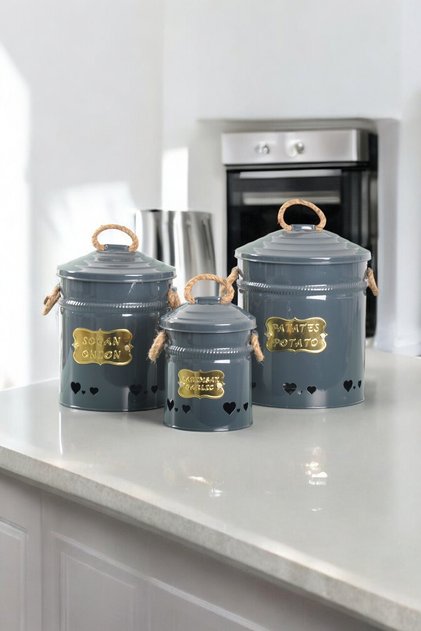 3 Sizes Potato Onion Garlic Storage Bucket, Quality Material, Special Paint Coating