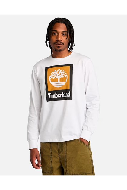 STACK LOGO Tricou colorat cu mânecă lungă