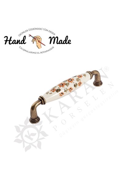 Porcelain Furniture Drawer Cloakroom Kitchen Cabinet Handle 128Mm-96Mm-64Mm-Button