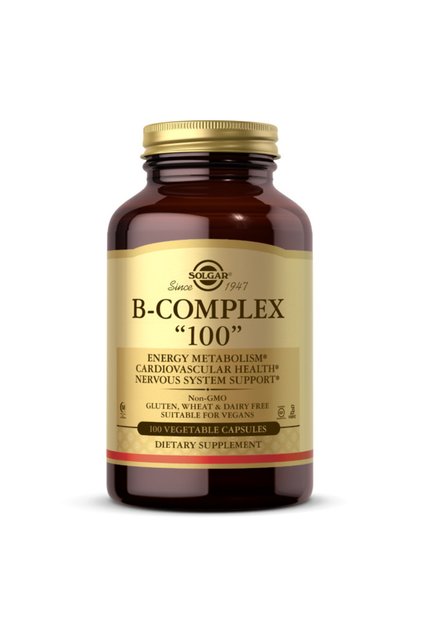B-complex 100, 100 Vegetable Capsules