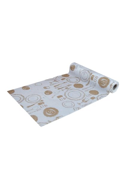 طبق عداء للاستعمال مرة واحدة - 50x125 سم - رول